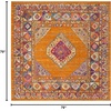 image:imageSAFAVIEH Madison Collection Area Rug  9 x 12 Orange amp Fuchsia Boho Chic Medallion Design NonShedding amp Easy Care Ideal for High Traffic Areas in Living Room Bedroom MAD133DOrangeFuchsia