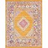 image:imageSAFAVIEH Madison Collection Area Rug  9 x 12 Orange amp Fuchsia Boho Chic Medallion Design NonShedding amp Easy Care Ideal for High Traffic Areas in Living Room Bedroom MAD133DOrangeFuchsia