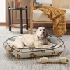 image:imageSAFAVIEH Pet Collection Raddax Dog BedMilo Dog Bed