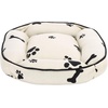 image:imageSAFAVIEH Pet Collection Raddax Dog BedPaw  Bone Dog Bed