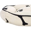 image:imageSAFAVIEH Pet Collection Raddax Dog BedPaw  Bone Dog Bed
