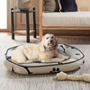 image:imageSAFAVIEH Pet Collection Raddax Dog BedPaw  Bone Dog Bed