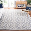 image:imageSAFAVIEH Vermont Collection Area Rug  5 x 8 Ivory amp Blue Handmade Wool Ideal for High Traffic Areas in Living Room Bedroom VRM306MIvoryBlue