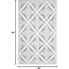image:imageSAFAVIEH Vermont Collection Area Rug  5 x 8 Ivory amp Blue Handmade Wool Ideal for High Traffic Areas in Living Room Bedroom VRM306MIvoryBlue