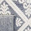 image:imageSAFAVIEH Vermont Collection Area Rug  5 x 8 Ivory amp Blue Handmade Wool Ideal for High Traffic Areas in Living Room Bedroom VRM306MIvoryNavy