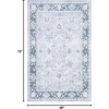 image:imageSAFAVIEH Washable Rug Arizona Collection  8 x 10 Light Grey amp Grey Green Slip Resistant amp Easy to Clean Ideal for Living Room Bedroom Home Office Dining Space ARZ118FLight GreyGrey Green