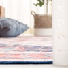 image:imageSAFAVIEH Washable Rug Arizona Collection  8 x 10 Rust amp Dark Blue Slip Resistant amp Easy to Clean Ideal for Living Room Bedroom Home Office Dining Space ARZ523PRustDark Blue