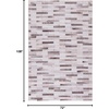 image:imageSAFAVIEH Washable Rug Faux Hide Collection  5 x 8 Beige amp Brown Slip Resistant Western Rustic Decor Printed Pattern Ideal for Living Room Bedroom Home Office Dining Space FAH500BBeigeBrown