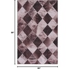 image:imageSAFAVIEH Washable Rug Faux Hide Collection  5 x 8 Light Brown amp Brown Slip Resistant Western Rustic Decor Printed Pattern Ideal for Living Room Bedroom Home Office Dining Space FAH535SLight BrownBrown