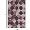 image:imageSAFAVIEH Washable Rug Faux Hide Collection  5 x 8 Light Brown amp Brown Slip Resistant Western Rustic Decor Printed Pattern Ideal for Living Room Bedroom Home Office Dining Space FAH535SLight BrownBrown