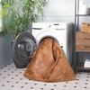 image:imageSAFAVIEH Washable Rug Faux Rabbit Fur Shag Collection  5 x 7 Beige Slip Resistant amp Easy Cleaning Ideal for Living Room Bedroom Kids Playroom Nursery Dining Space FRF500BBrown