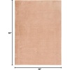 image:imageSAFAVIEH Washable Rug Faux Rabbit Fur Shag Collection  5 x 7 Beige Slip Resistant amp Easy Cleaning Ideal for Living Room Bedroom Kids Playroom Nursery Dining Space FRF500BBeige