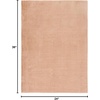 image:imageSAFAVIEH Washable Rug Faux Rabbit Fur Shag Collection  5 x 7 Beige Slip Resistant amp Easy Cleaning Ideal for Living Room Bedroom Kids Playroom Nursery Dining Space FRF500BBeige