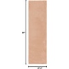 image:imageSAFAVIEH Washable Rug Faux Rabbit Fur Shag Collection  5 x 7 Beige Slip Resistant amp Easy Cleaning Ideal for Living Room Bedroom Kids Playroom Nursery Dining Space FRF500BBeige