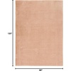 image:imageSAFAVIEH Washable Rug Faux Rabbit Fur Shag Collection  5 x 7 Beige Slip Resistant amp Easy Cleaning Ideal for Living Room Bedroom Kids Playroom Nursery Dining Space FRF500BBeige