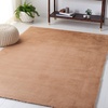 image:imageSAFAVIEH Washable Rug Faux Rabbit Fur Shag Collection  5 x 7 Beige Slip Resistant amp Easy Cleaning Ideal for Living Room Bedroom Kids Playroom Nursery Dining Space FRF500BBeige
