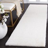 image:imageSAFAVIEH Washable Rug Faux Rabbit Fur Shag Collection  5 x 7 Beige Slip Resistant amp Easy Cleaning Ideal for Living Room Bedroom Kids Playroom Nursery Dining Space FRF500BOff White