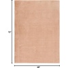 image:imageSAFAVIEH Washable Rug Faux Rabbit Fur Shag Collection  5 x 7 Beige Slip Resistant amp Easy Cleaning Ideal for Living Room Bedroom Kids Playroom Nursery Dining Space FRF500BBeige