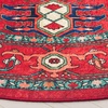 image:imageSAFAVIEH Washable Rug Orlando Collection  5 x 76 Red amp Beige NonShedding amp Easy to Clean Ideal for Living Room Bedroom Dining Space ORL758QRedBeige