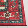 image:imageSAFAVIEH Washable Rug Orlando Collection  5 x 76 Red amp Beige NonShedding amp Easy to Clean Ideal for Living Room Bedroom Dining Space ORL758QRedBeige
