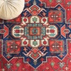 image:imageSAFAVIEH Washable Rug Orlando Collection  5 x 76 Red amp Beige NonShedding amp Easy to Clean Ideal for Living Room Bedroom Dining Space ORL758QRedBeige