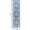 image:imageSAFAVIEH Washable Rug Orlando Collection  8 x 10 Light Blue amp Navy NonShedding amp Easy to Clean Ideal for Living Room Bedroom Dining Space ORL756KLight BlueNavy