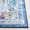 image:imageSAFAVIEH Washable Rug Orlando Collection  8 x 10 Light Blue amp Navy NonShedding amp Easy to Clean Ideal for Living Room Bedroom Dining Space ORL756KLight BlueNavy