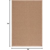 image:imageSAFAVIEH Washable Rug Outdoor Atrium Sisal Collection  8 x 10 Beige NonShedding amp Easy to Clean Ideal for Patio Backyard Mudroom ATM104BBeige