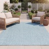 image:imageSAFAVIEH Washable Rug Outdoor Beach House Collection  53 x 76 Blue NonShedding amp Easy to Clean Ideal for Patio Backyard Mudroom BHS218MAqua