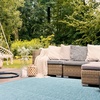 image:imageSAFAVIEH Washable Rug Outdoor Beach House Collection  53 x 76 Blue NonShedding amp Easy to Clean Ideal for Patio Backyard Mudroom BHS218MAqua