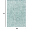 image:imageSAFAVIEH Washable Rug Outdoor Beach House Collection  53 x 76 Blue NonShedding amp Easy to Clean Ideal for Patio Backyard Mudroom BHS218MAqua