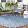 image:imageSAFAVIEH Washable Rug Outdoor Beach House Collection  53 x 76 Blue NonShedding amp Easy to Clean Ideal for Patio Backyard Mudroom BHS218MBlue