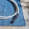 image:imageSAFAVIEH Washable Rug Outdoor Beach House Collection  53 x 76 Blue NonShedding amp Easy to Clean Ideal for Patio Backyard Mudroom BHS218MBlue