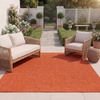 image:imageSAFAVIEH Washable Rug Outdoor Beach House Collection  8 x 10 Blue NonShedding amp Easy to Clean Ideal for Patio Backyard Mudroom BHS274MOrange