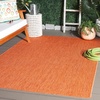 image:imageSAFAVIEH Washable Rug Outdoor Beach House Collection  8 x 10 Blue NonShedding amp Easy to Clean Ideal for Patio Backyard Mudroom BHS274MOrange