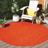 image:imageSAFAVIEH Washable Rug Outdoor Beach House Collection  8 x 10 Blue NonShedding amp Easy to Clean Ideal for Patio Backyard Mudroom BHS274MOrange