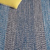 image:imageSAFAVIEH Washable Rug Outdoor Braided Collection  5 Round Aqua amp Pink Handmade amp Reversible NonShedding amp Easy to Clean Ideal for Patio Backyard Mudroom BRD318JNavyBlue