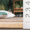 image:imageSAFAVIEH Washable Rug Outdoor Braided Collection  5 Round Aqua amp Pink Handmade amp Reversible NonShedding amp Easy to Clean Ideal for Patio Backyard Mudroom BRD318JBrownLight Brown
