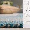 image:imageSAFAVIEH Washable Rug Outdoor Braided Collection  5 Round Aqua amp Pink Handmade amp Reversible NonShedding amp Easy to Clean Ideal for Patio Backyard Mudroom BRD318JBlueAqua