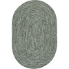 image:imageSAFAVIEH Washable Rug Outdoor Braided Collection  5 x 8 Green Handmade amp Reversible NonShedding amp Easy to Clean Ideal for Patio Backyard Mudroom BRA260YDark Green
