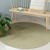 image:imageSAFAVIEH Washable Rug Outdoor Braided Collection  5 x 8 Green Handmade amp Reversible NonShedding amp Easy to Clean Ideal for Patio Backyard Mudroom BRA260YLight GreenSage