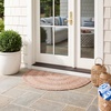 image:imageSAFAVIEH Washable Rug Outdoor Braided Collection  5 x 8 Oval Charcoal Handmade amp Reversible NonShedding amp Easy to Clean Ideal for Patio Backyard Mudroom BRA265HBeige