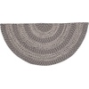 image:imageSAFAVIEH Washable Rug Outdoor Braided Collection  5 x 8 Oval Charcoal Handmade amp Reversible NonShedding amp Easy to Clean Ideal for Patio Backyard Mudroom BRA265HGrey
