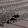 image:imageSAFAVIEH Washable Rug Outdoor Braided Collection  5 x 8 Oval Charcoal Handmade amp Reversible NonShedding amp Easy to Clean Ideal for Patio Backyard Mudroom BRA265HNavyGold