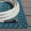 image:imageSAFAVIEH Washable Rug Outdoor Braided Collection  5 x 8 Oval Charcoal Handmade amp Reversible NonShedding amp Easy to Clean Ideal for Patio Backyard Mudroom BRA265HBlueGreen