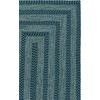 image:imageSAFAVIEH Washable Rug Outdoor Braided Collection  5 x 8 Oval Charcoal Handmade amp Reversible NonShedding amp Easy to Clean Ideal for Patio Backyard Mudroom BRA265HBlueGreen