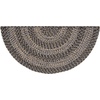 image:imageSAFAVIEH Washable Rug Outdoor Braided Collection  5 x 8 Oval Charcoal Handmade amp Reversible NonShedding amp Easy to Clean Ideal for Patio Backyard Mudroom BRA265HNavyGold