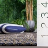 image:imageSAFAVIEH Washable Rug Outdoor Braided Collection  5 x 8 Oval Charcoal Handmade amp Reversible NonShedding amp Easy to Clean Ideal for Patio Backyard Mudroom BRA265HNavyGold