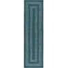 image:imageSAFAVIEH Washable Rug Outdoor Braided Collection  5 x 8 Oval Charcoal Handmade amp Reversible NonShedding amp Easy to Clean Ideal for Patio Backyard Mudroom BRA265HBlueGreen