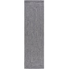 image:imageSAFAVIEH Washable Rug Outdoor Braided Collection  5 x 8 Oval Charcoal Handmade amp Reversible NonShedding amp Easy to Clean Ideal for Patio Backyard Mudroom BRA265HNavyIvory